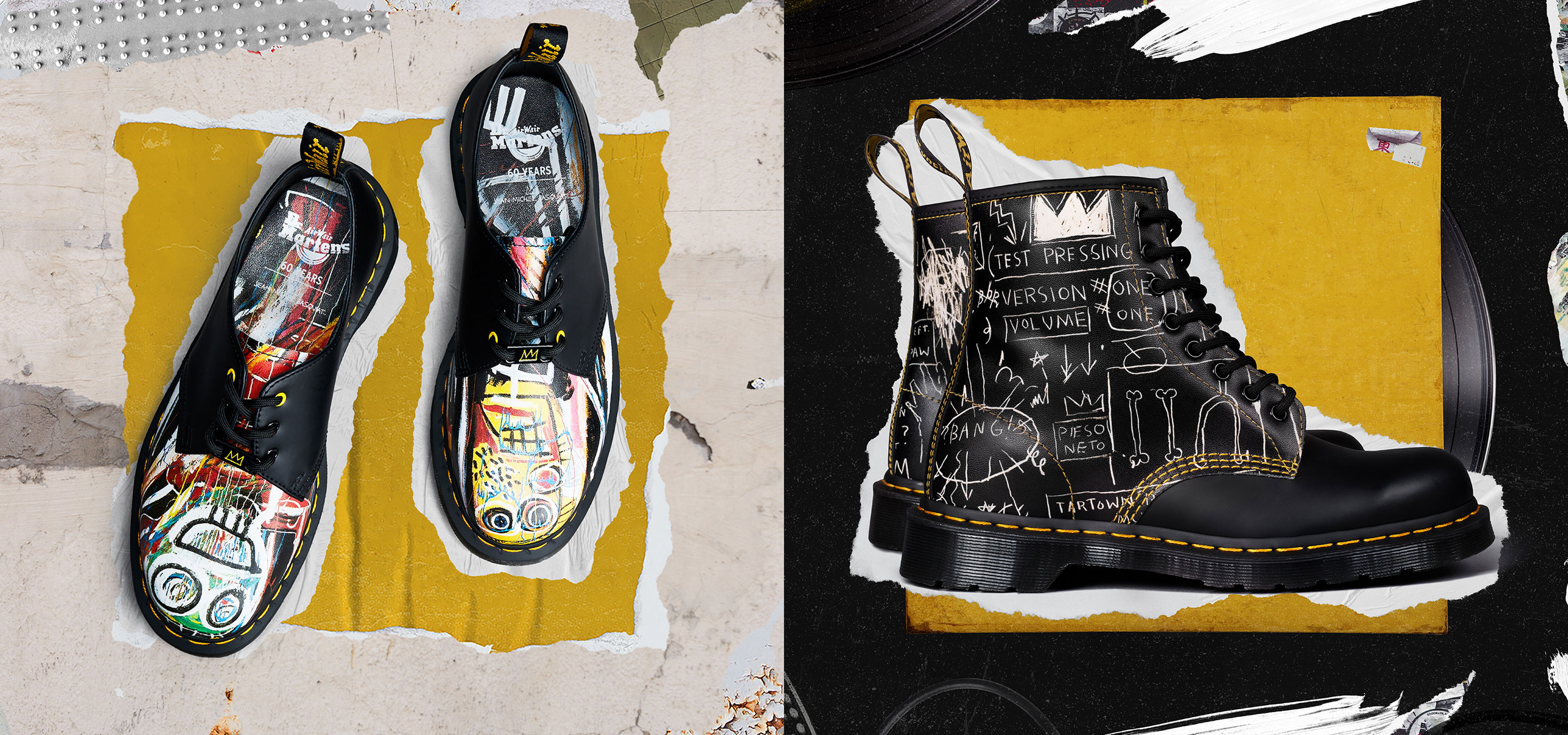 Dr. Martens Collaborates with Artist Basquiat | DR. MARTENS