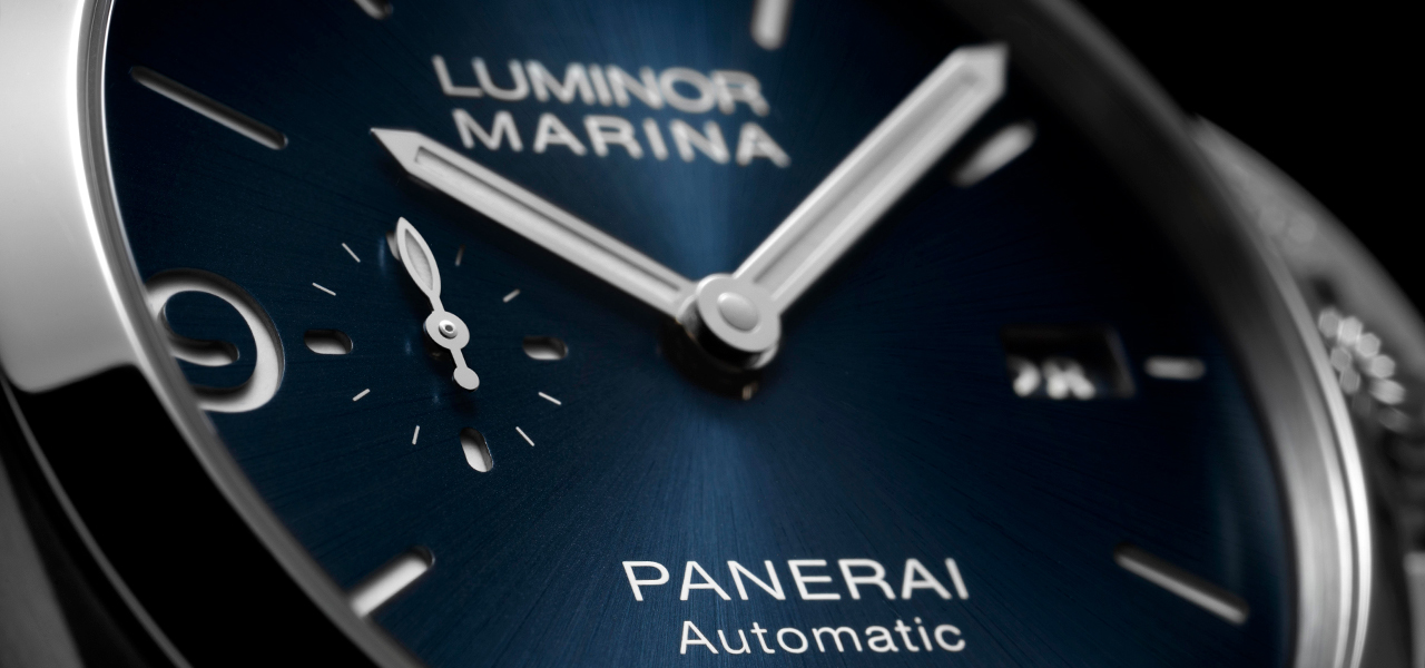 New Release "Luminor Marina - 44mm" Featuring a Satin-Finished Blue Dial | PANERAI