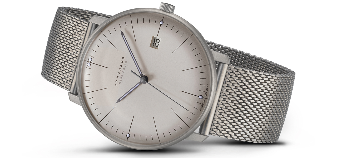 電波式ソーラー駆動による利便性を実現した「マックス・ビル メガ ソーラー」｜JUNGHANS