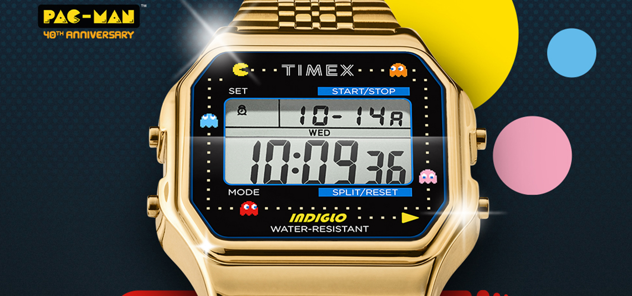 「パックマン」40周年記念！　タイメックスとのコラボレーションウオッチ登場｜TIMEX