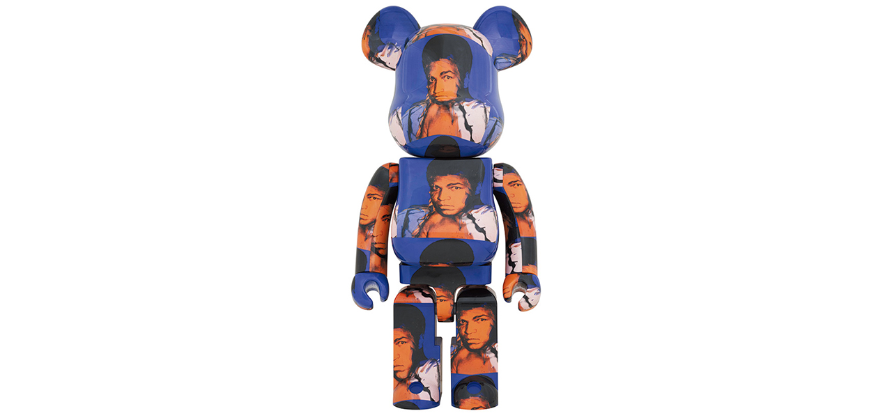 ウォーホールが描いたモハメド・アリがベアブリックで登場。BE@RBRICK Andy Warhol's Muhammad Ali｜メディコム・トイ