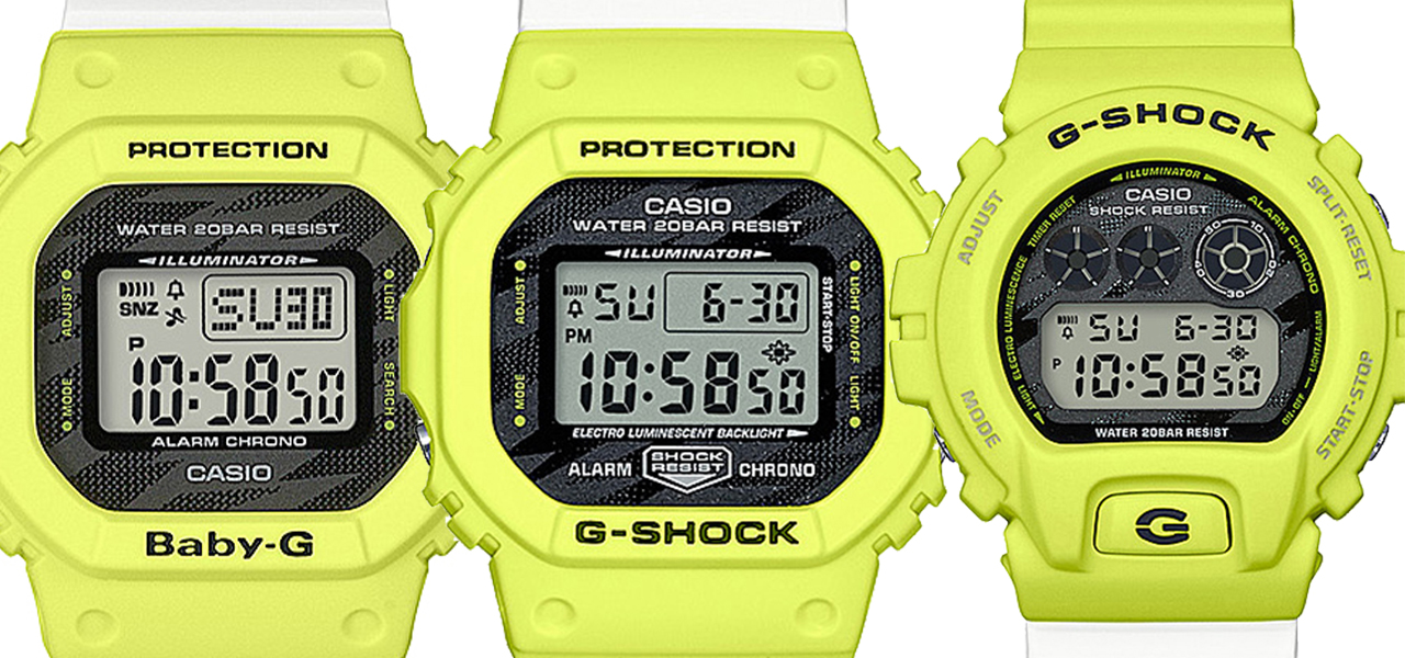 Lightning Motif "G-SHOCK" & "BABY-G" to Support Athletes | G-SHOCK