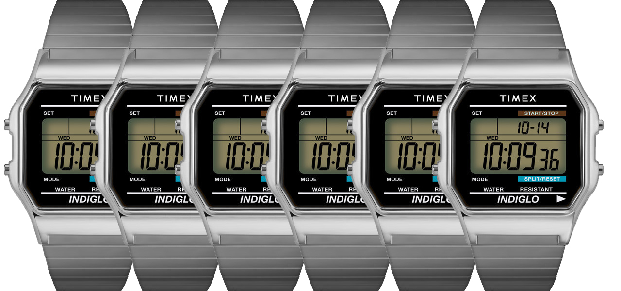 人気モデル「クラシック・デジタル」のシルバーカラーが再販開始｜TIMEX