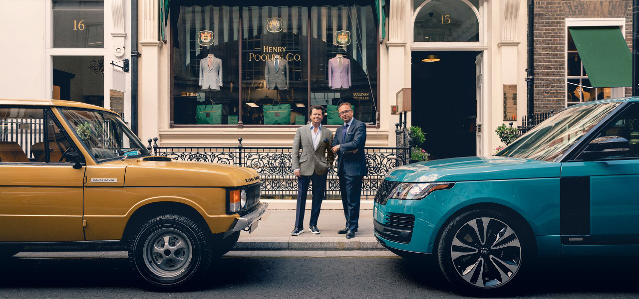 レンジローバーの50周年を記念し、サヴィル・ロウの老舗テーラーとファブリックを製作｜Range Rover