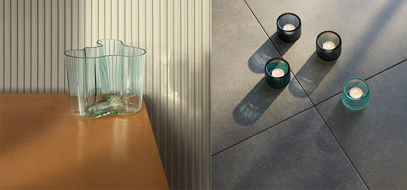仕上がりはワン&オンリー。100％リサイクルガラスを用いたコレクション｜iittala