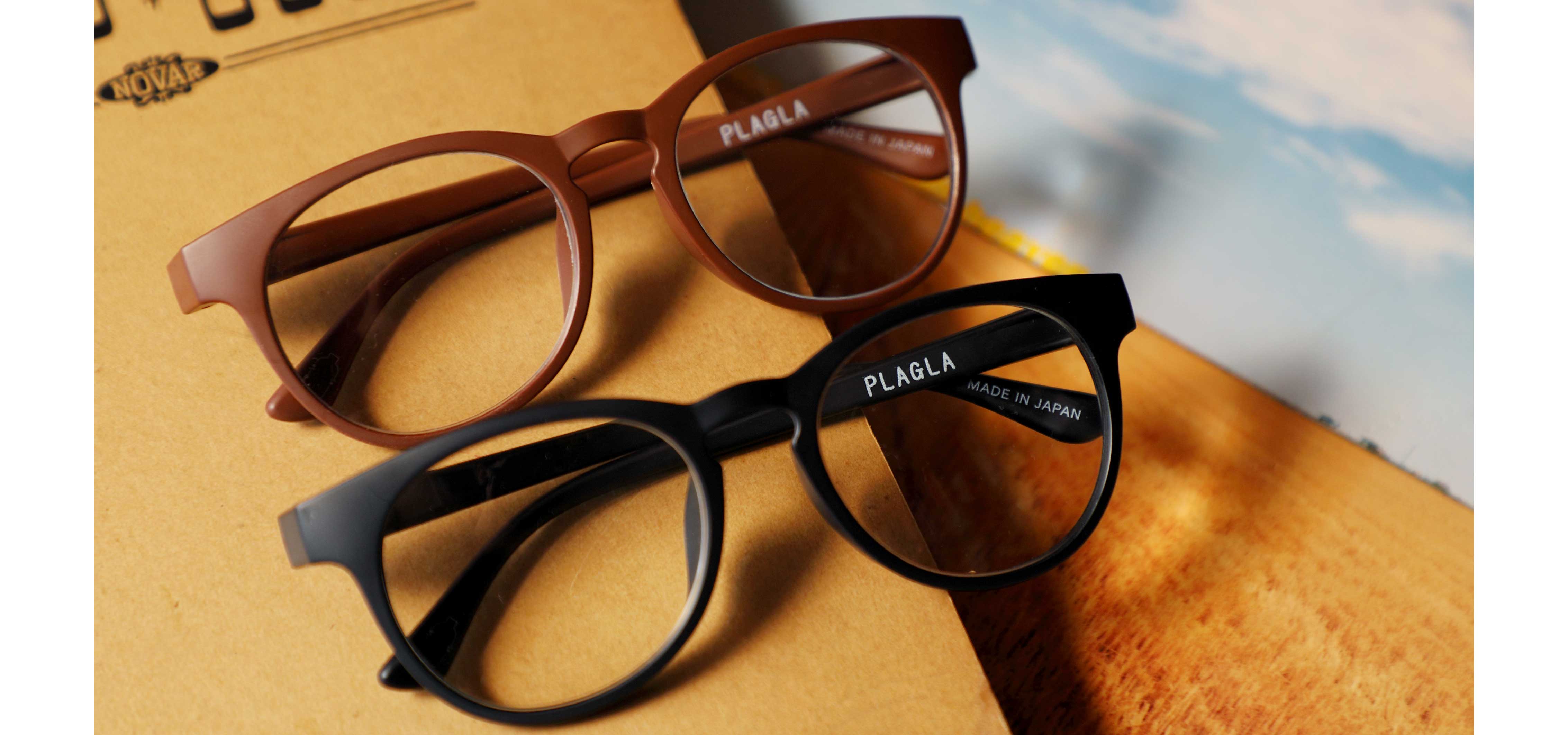 Approximately two 500ml used PET bottles become one eyeglass frame | PLAGLA