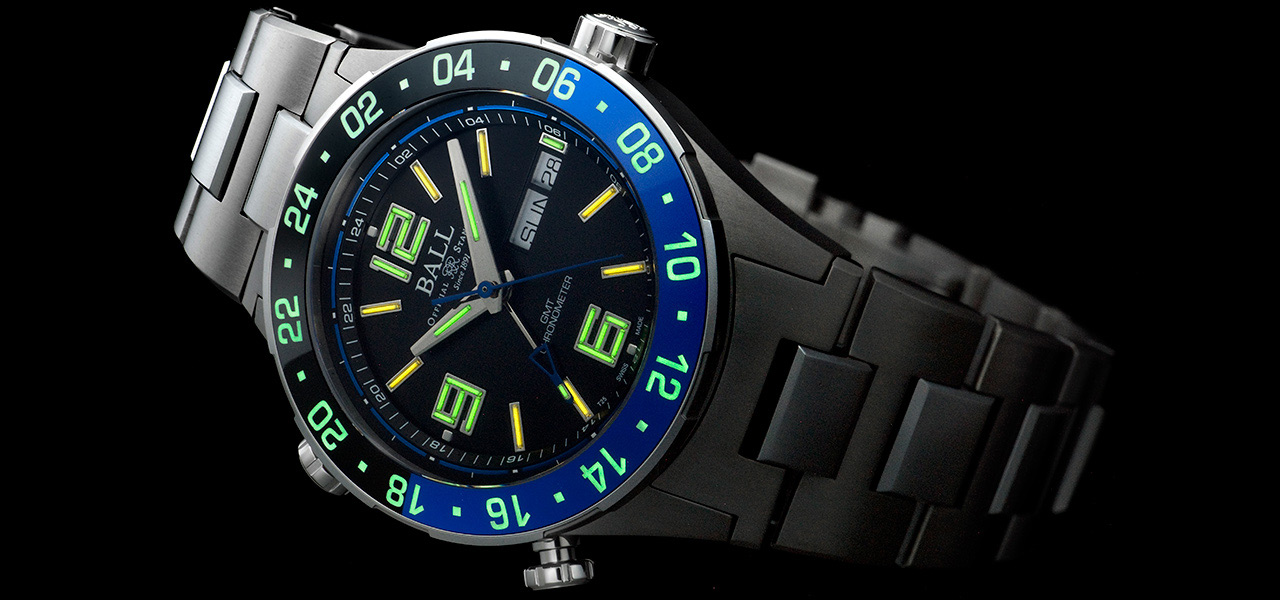 独自開発のモジュールを搭載した「ロードマスター マリン GMT」｜BALL Watch