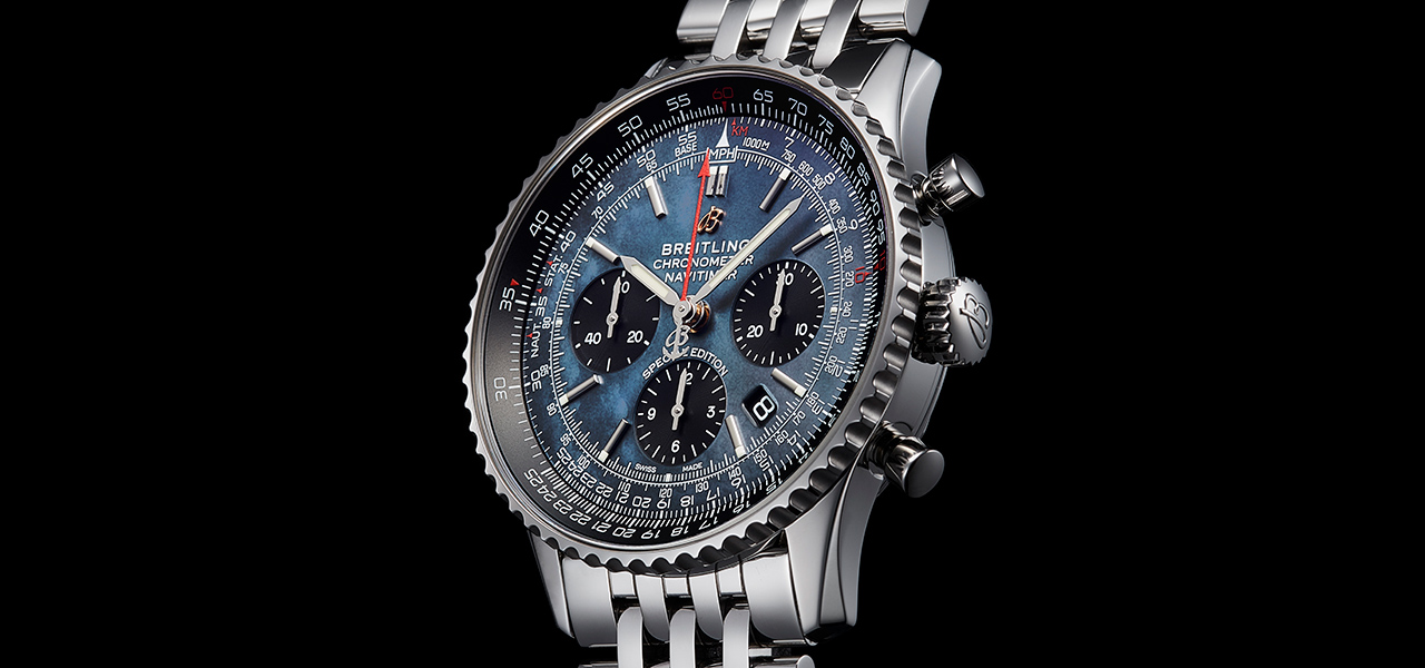 ブラックとマザー・オブ・パールで彩るナビタイマー日本限定モデル第2弾｜BREITLING