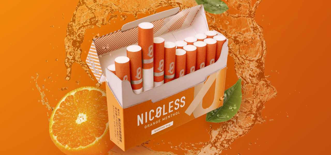 The Orange Menthol Flavor is Popular with NICOLESS, Which Offers Zero Nicotine | NICOLESS