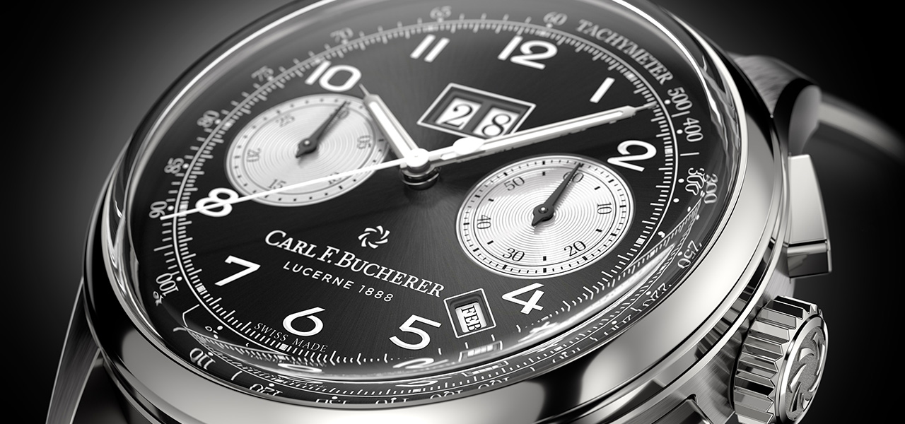 逆パンダ・ダイアルの新作「ヘリテージ バイコンパックス アニュアル」｜CARL F. BUCHERER