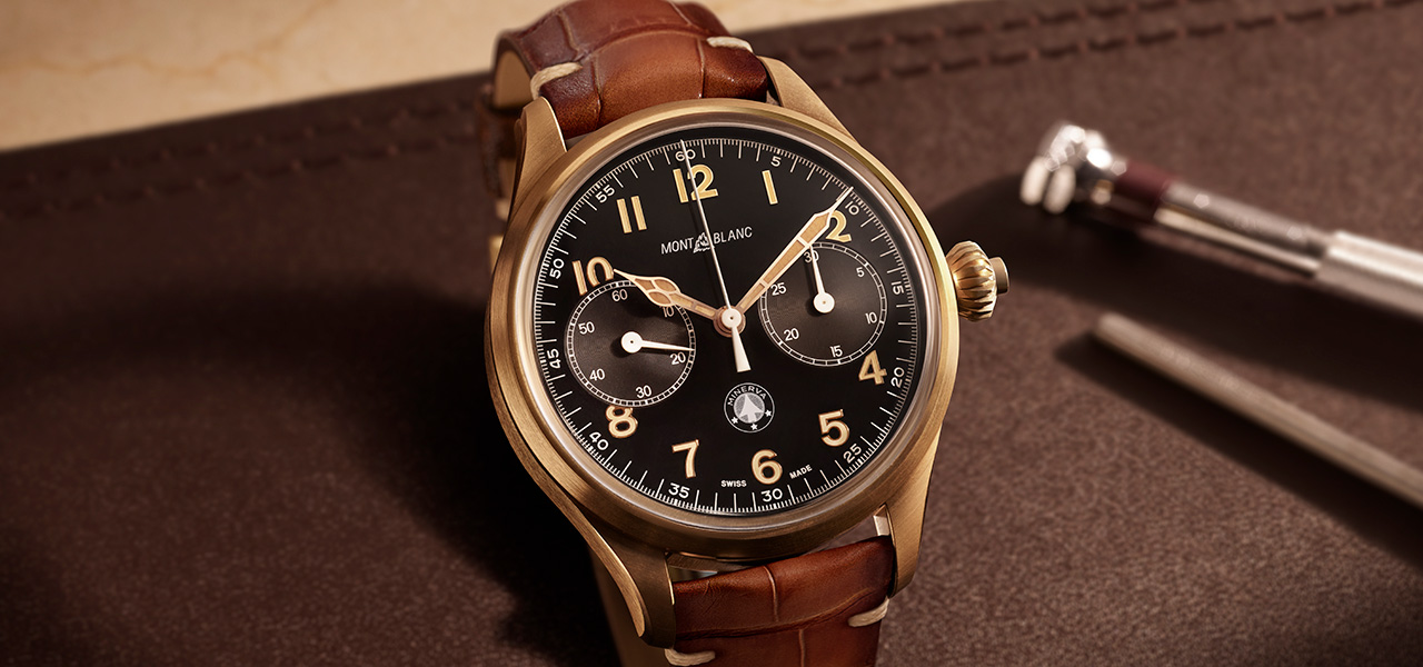2021 New Release: The Montblanc 1858 Monopoussoir Chronograph Origins LE100 | MONTBLANC