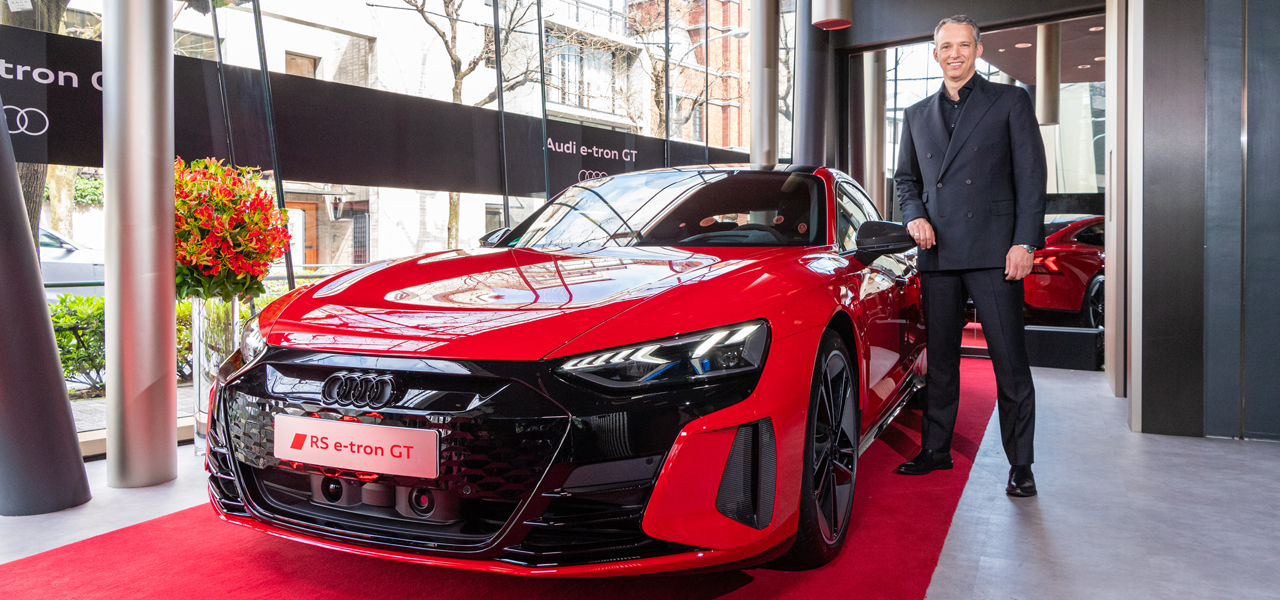 アウディ e-tron GTがジャパンプレミア｜Audi