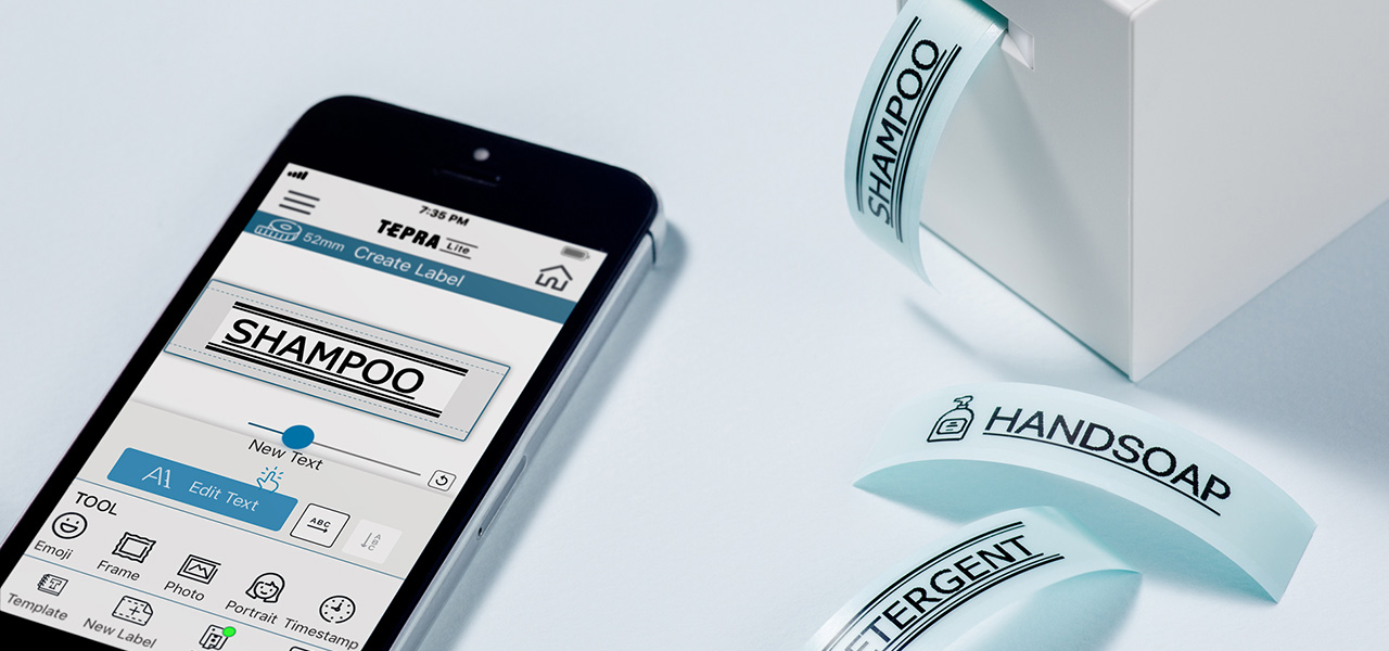 The global version of the label writer "TEPRA" for smartphones | KING JIM