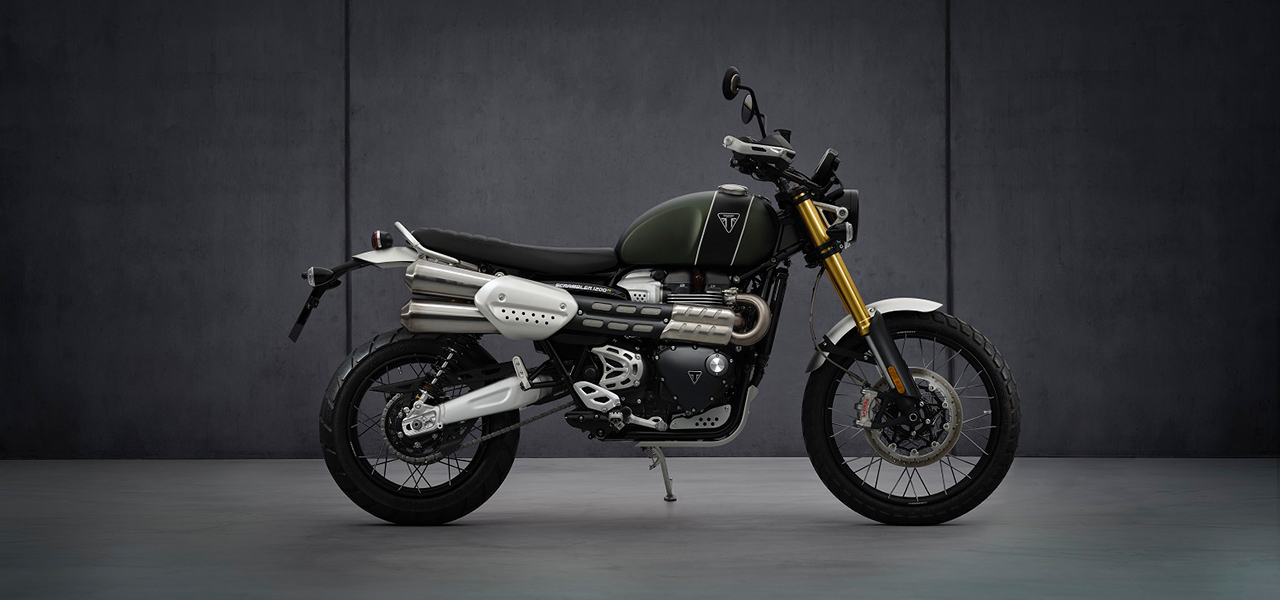トライアンフのクロスオーバーバイク「スクランブラー1200」に2021年モデルが登場｜Triumph
