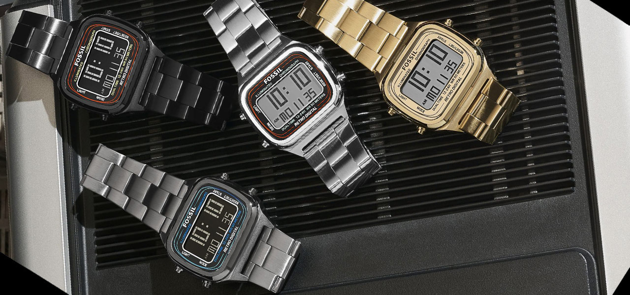 レトロさが新鮮。1980年代の日本にインスパイアされた新作｜FOSSIL