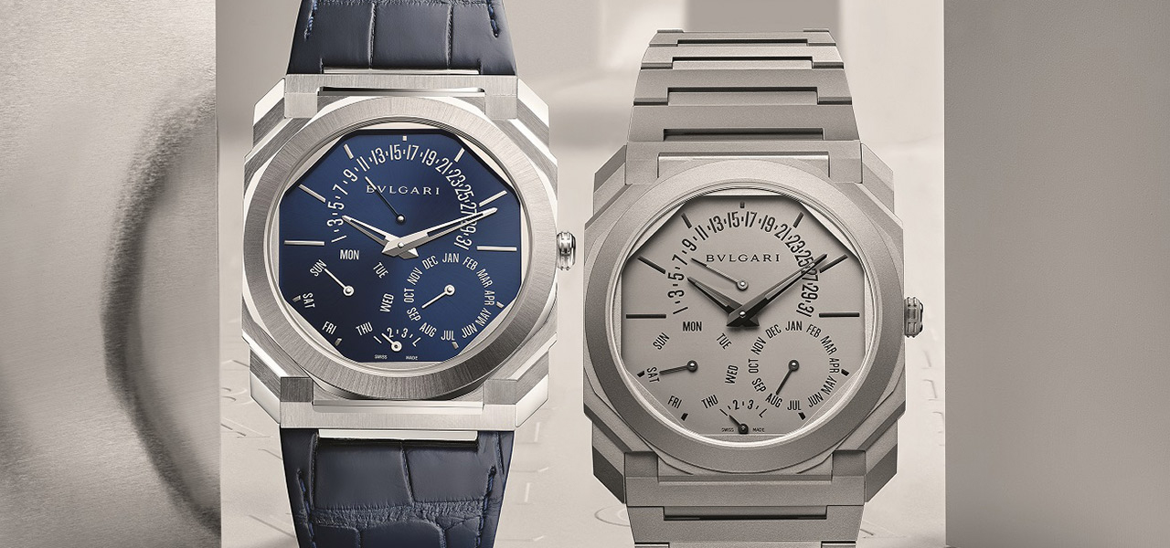 Watches & Wonders 2021新作。厚さわずか5.8ミリの「オクト フィニッシモ パーペチュアル カレンダー」｜BVLGARI