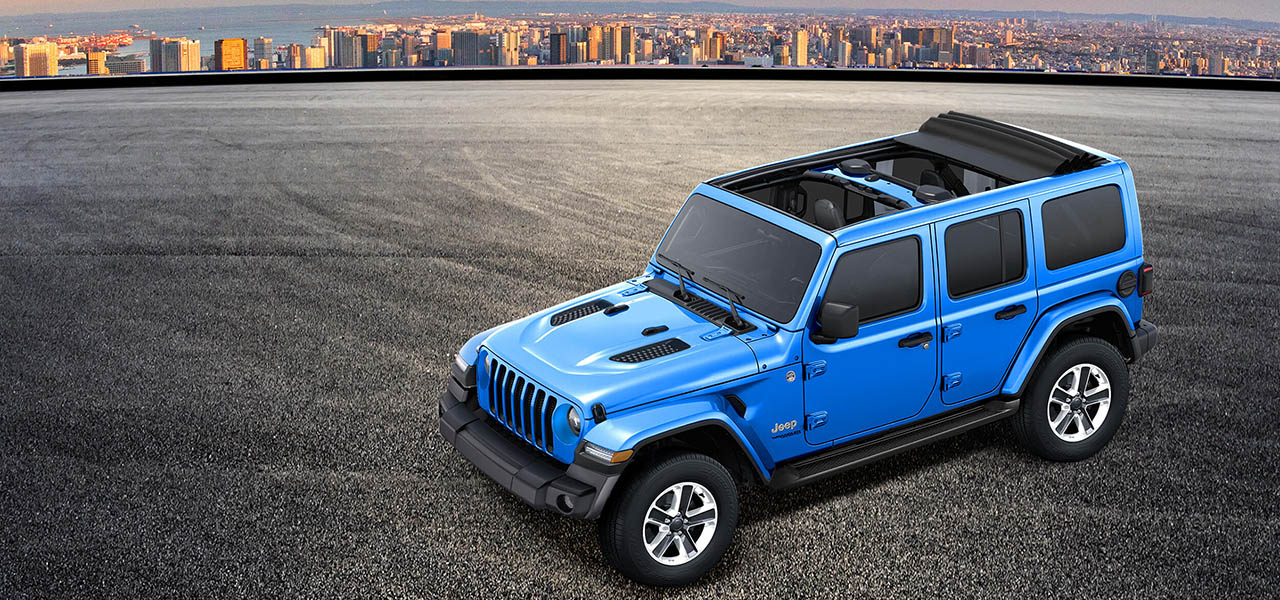 大開口のオープントップで開放感を楽しむラングラー・リミテッドの限定車｜Jeep