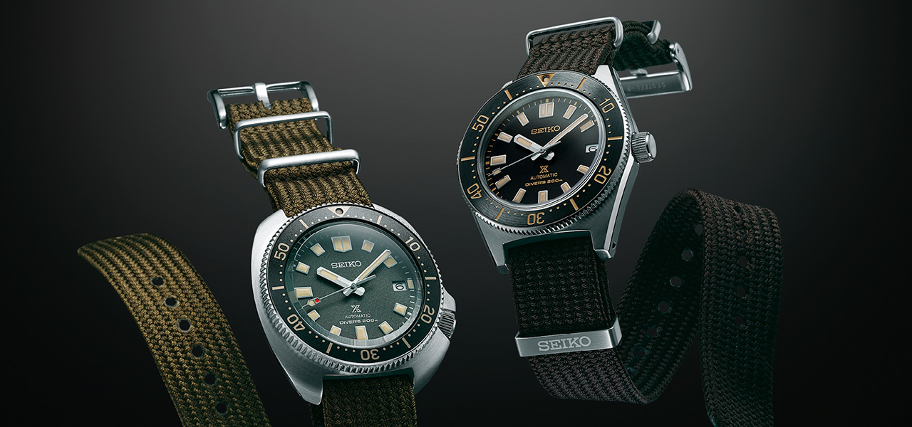 Introducing two new models, featuring the first-ever fabric straps for Seiko Divers. | SEIKO
