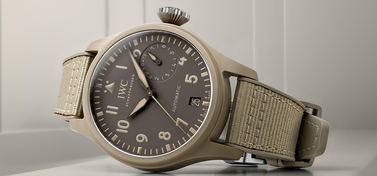 Watches & Wonders 2021 新作。サンドカラーのセラミック製“モハーベ・デザート”ビッグ・パイロット・ウォッチ｜IWC