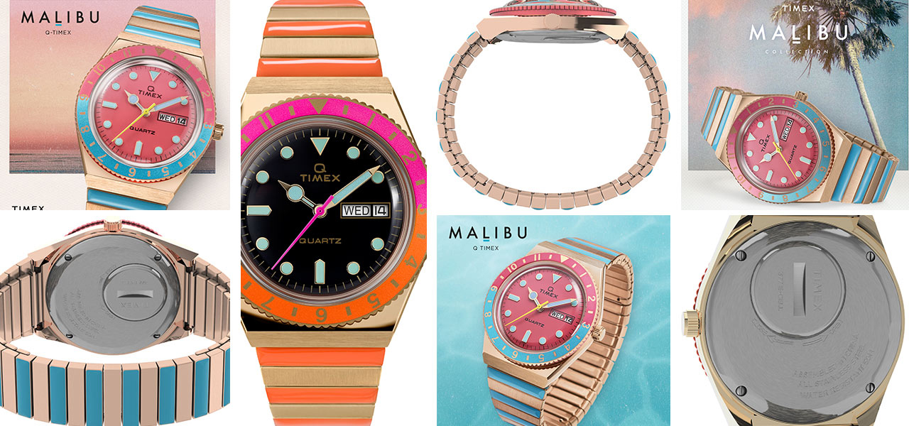 魅惑的なマリブビーチをイメージしたQ TIMEXの新作｜TIMEX