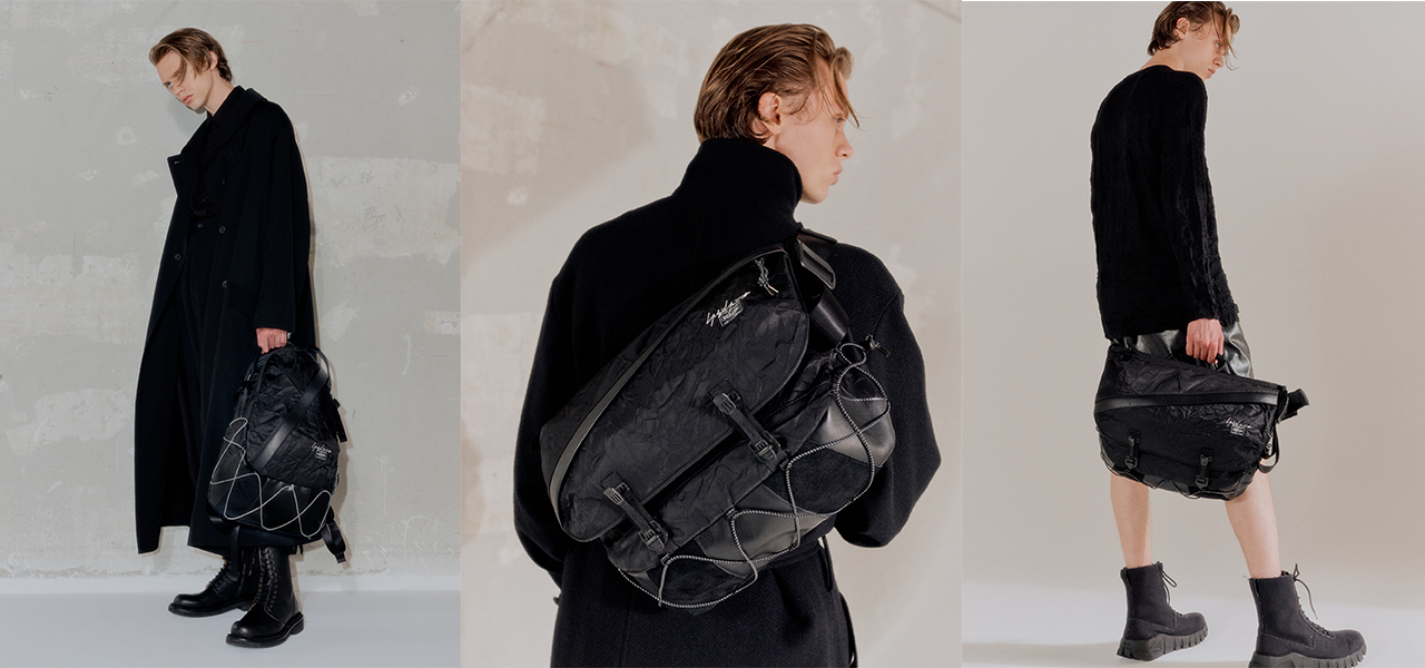 "Yohji Yamamoto" × "Porter" Second Edition Features High-Density Nylon Twill Fabric Designed with "Wrinkles" | YOHJI YAMAMOTO×PORTER