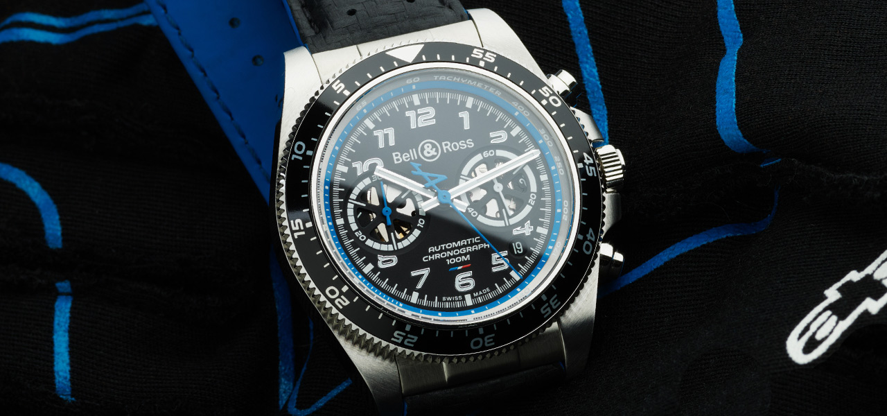 The refined, avant-garde chronograph "ALPINE F1® TEAM Collection". | Bell & Ross