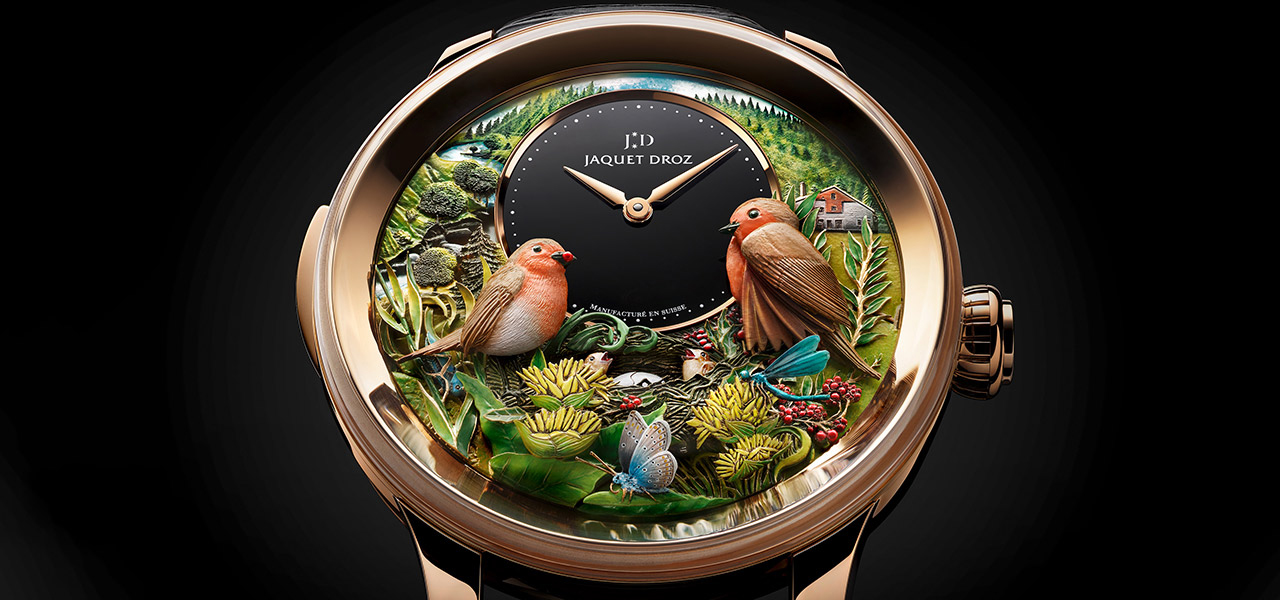 A rare automata watch commemorating the 300th anniversary of founder Pierre Jaquet-Droz's birth | JAQUET DROZ