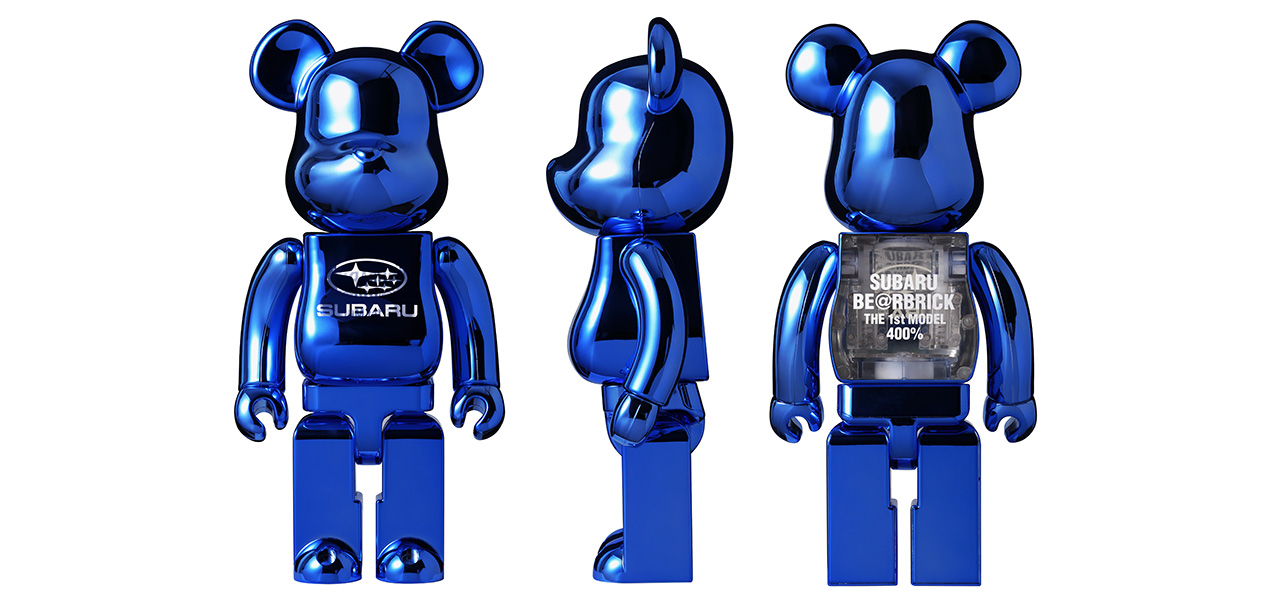 Release of "SUBARU BE@RBRICK THE 1st MODEL 400％". Four years after the company name change, the future envisioned by SUBARU Corporation | MEDICOM TOY