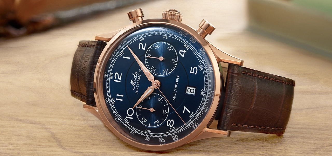 The "Multifort Patrimony Chronograph" Recreates a 1937 Historical Model | MIDO