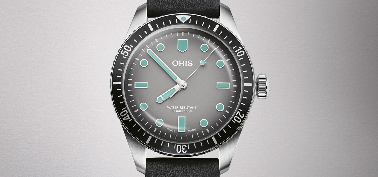Oris Unveils New Grey x Turquoise Blue 'Divers Sixty-Five' Models