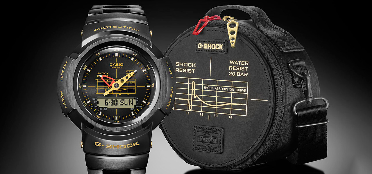 PORTER and G-SHOCK Collaborate! The Origin of G-Shock, "Ana-Digi," Now Full Metal | G-SHOCK