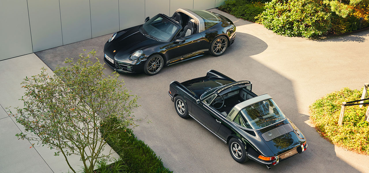ポルシェデザインの50周年を祝う911タルガ4GTSの限定モデルが登場｜Porsche