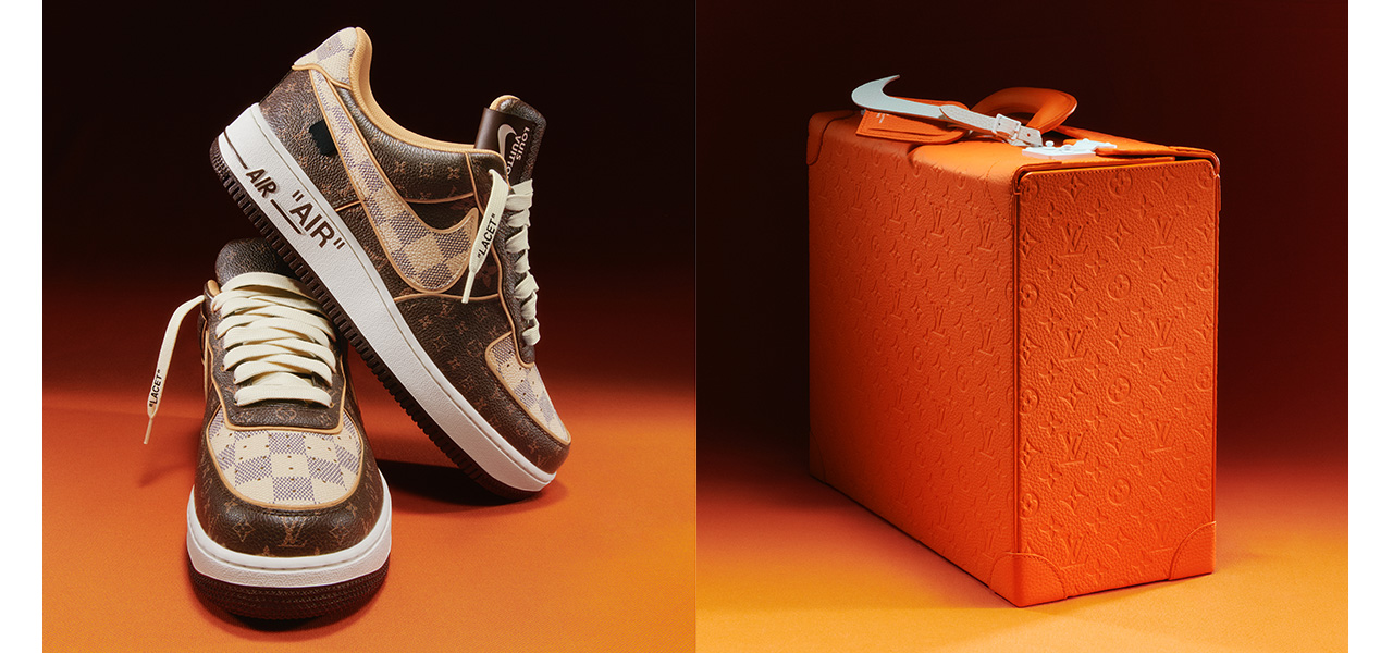 "Air Force 1" by Virgil Abloh appears at Sotheby's auction | LOUIS VUITTON