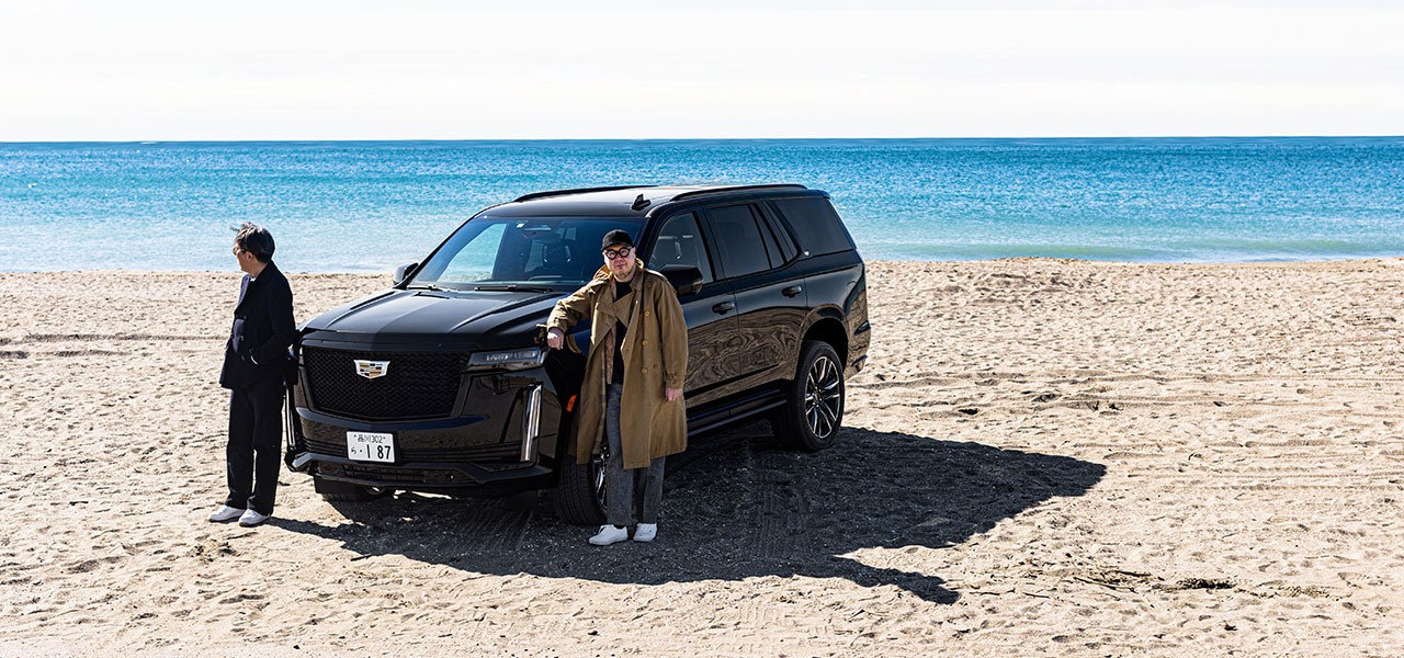 A Day with Cadillac for Noteworthy Creators—Escalade × Tomoyuki Tanaka & Yoichiro Maeda | Cadillac