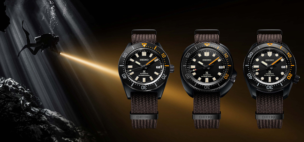  セイコーダイバーズがさらにグラマラスに！　“ナイトダイビング”をテーマに、ヘリテージモデルをアップデート｜SEIKO