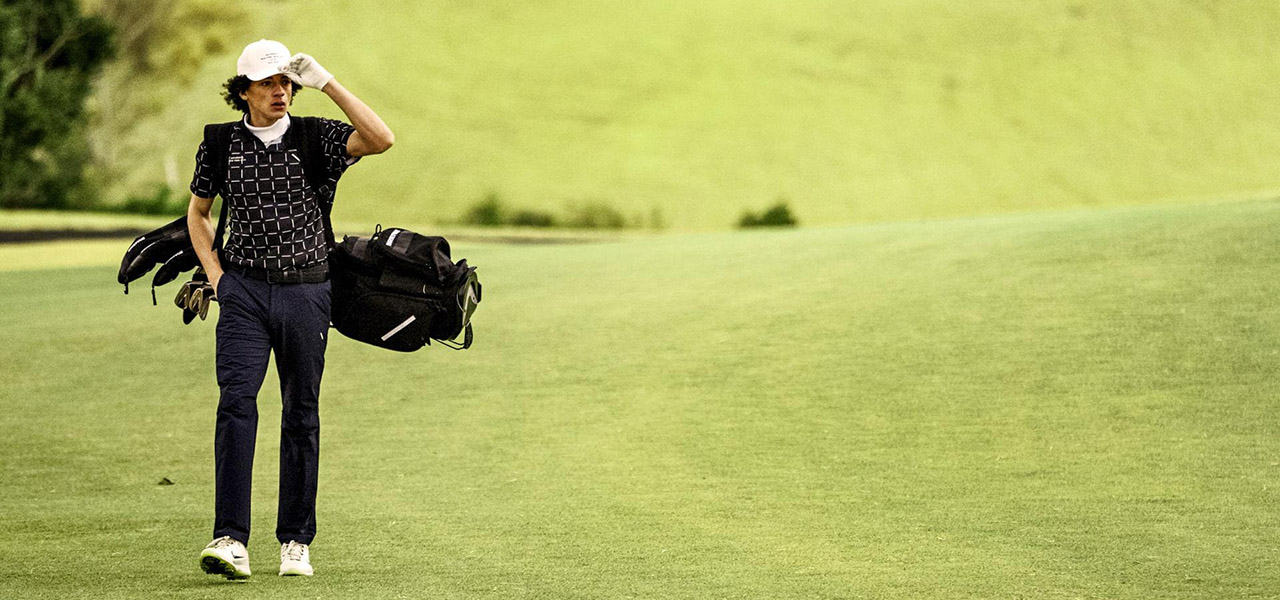 Saturdays New York City launches its debut golf line, featuring 18 styles crafted from performance fabrics | SATURDAYS NEW YORK CITY