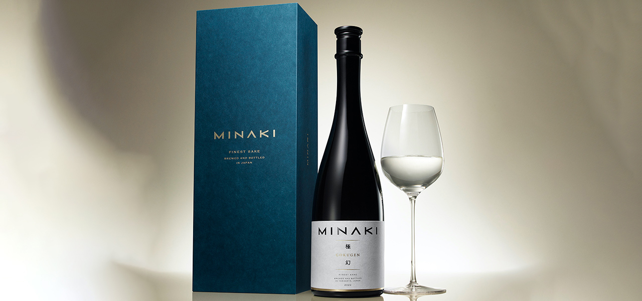 ラグジュアリー日本酒ブランド「MINAKI」誕生。デビュー作「極幻~GOKUGEN~」がオンライン限定発売｜EAT