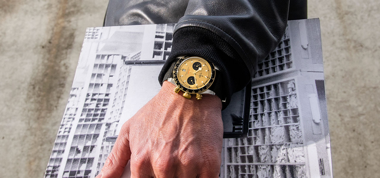 This is understated. A creation so refined it makes one squirm with delight!! This is what sporty chic is all about | TUDOR