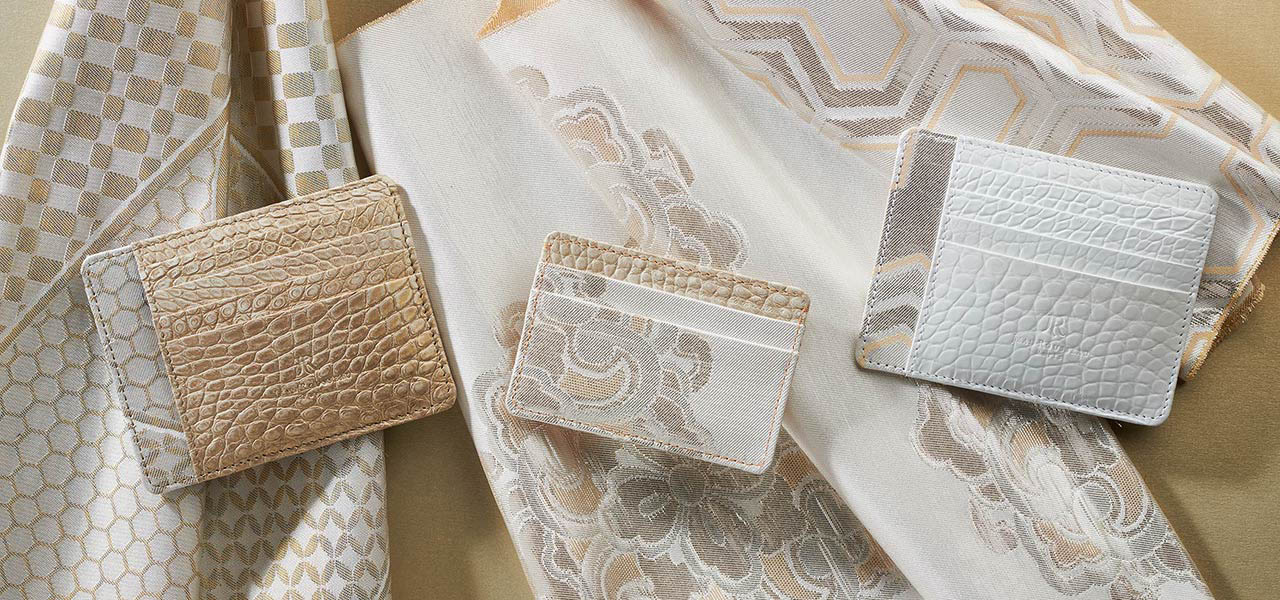 Unique Small Leather Goods in Collaboration with a Kyoto Textile Institution | JEAN ROUSSEAU
