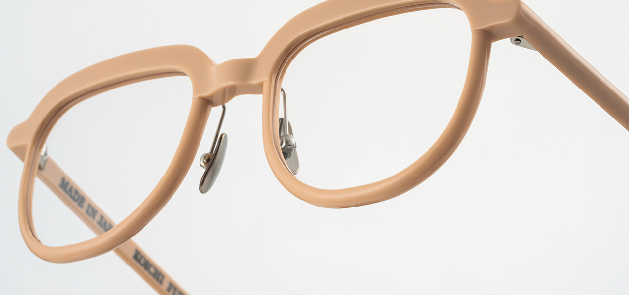 Eyeglass frames crafted from biodegradable "earth-return" bioplastic material | Araoka Glasses