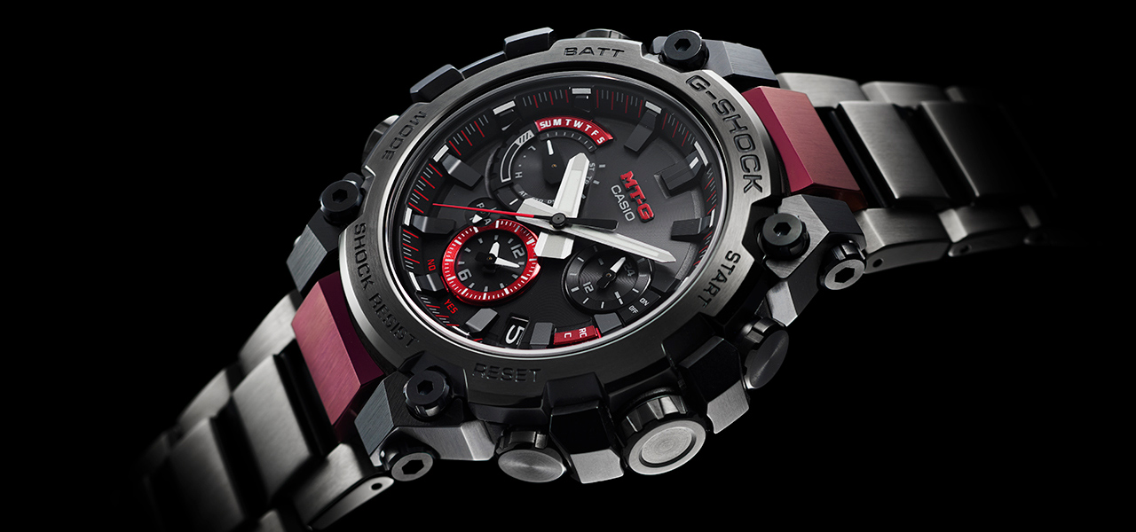 The ultimate everyday G-SHOCK for adults is complete. Achieving the "thinnest ever" for the MT-G series while maintaining a tough look | G-SHOCK