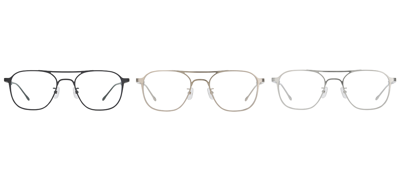 An aviator-style model by a leading Japanese eyewear designer: I.ENOMOTO.