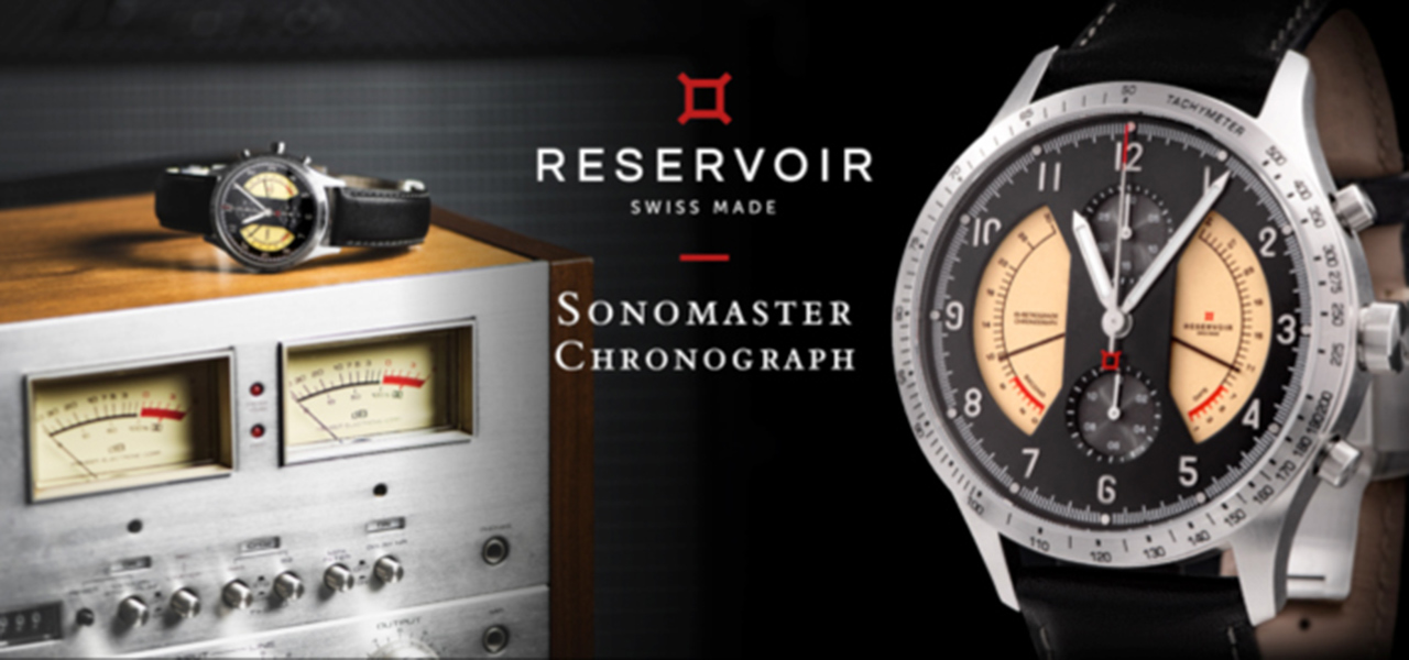 Where the worlds of timepieces and audio design converge. Introducing the new "Sonomasters Chronograph" | RESERVOIR