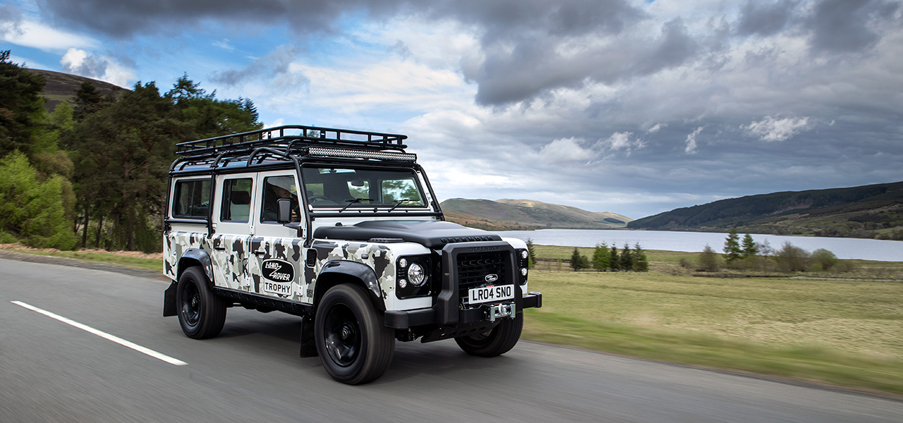 The previous generation Defender is reborn! A limited edition of only 25 vehicles worldwide, clad in camouflage, has arrived | Land Rover