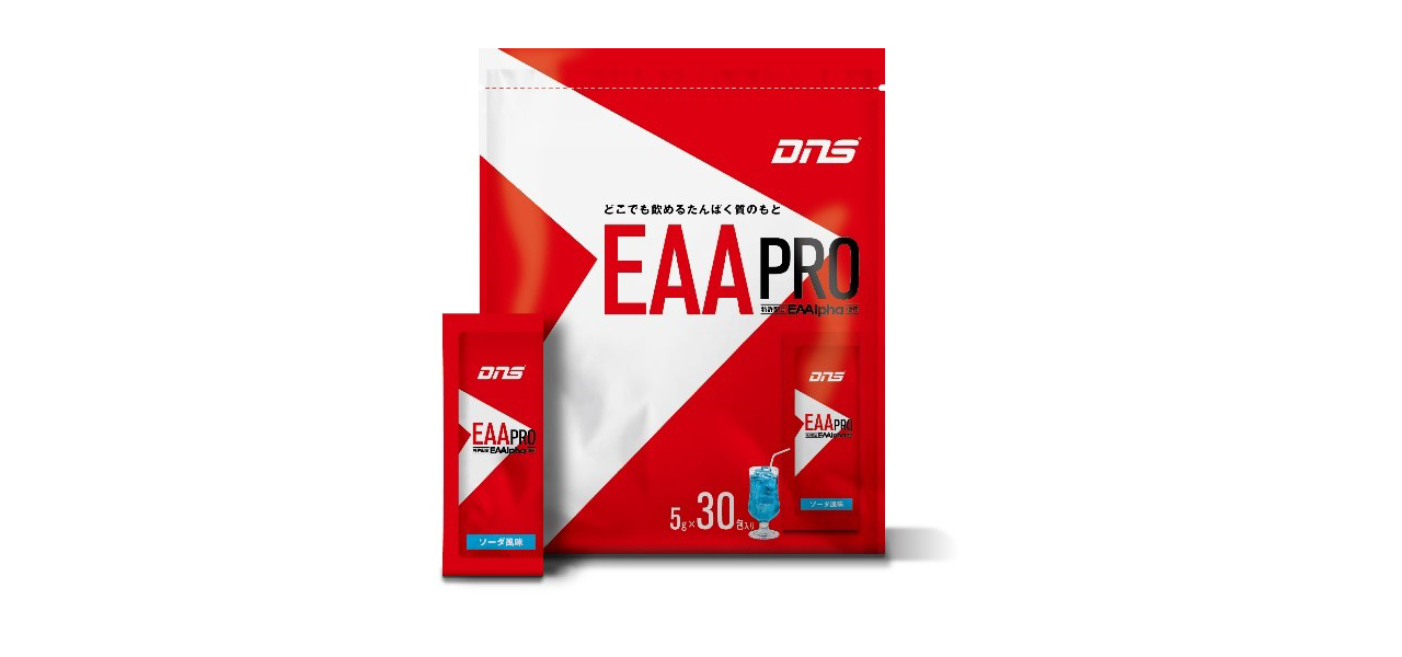 少量で効率的な身体づくりをサポート。どこでも飲めるたんぱく質のもと「EAA PRO」が登場｜DNS
