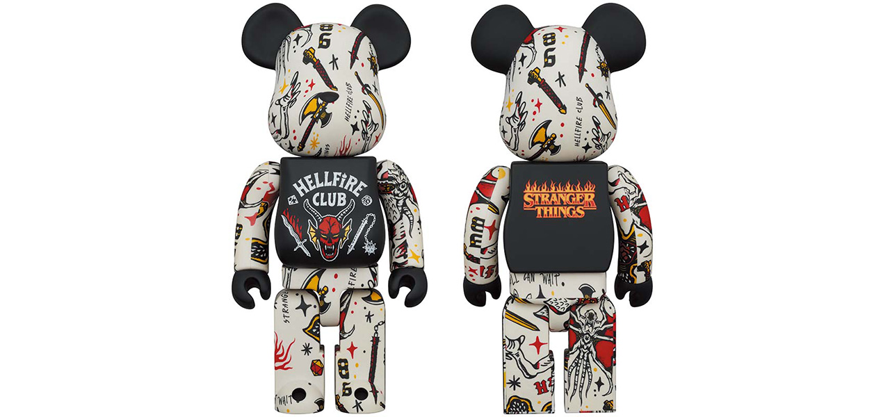 BE@RBRICK Featuring the Hellfire Club Design from 'Stranger Things' Now Available | MEDICOM TOY