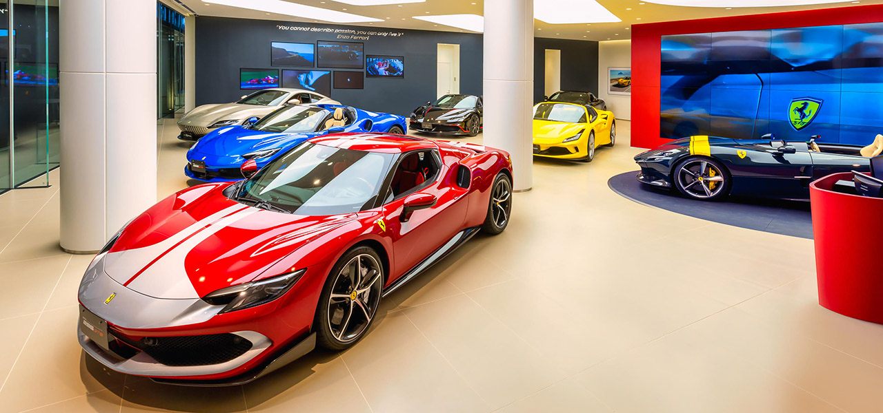 Expressing Ferrari's Latest Vision in Asia's Largest Showroom: Concorso Shiba Showroom Opens | Ferrari