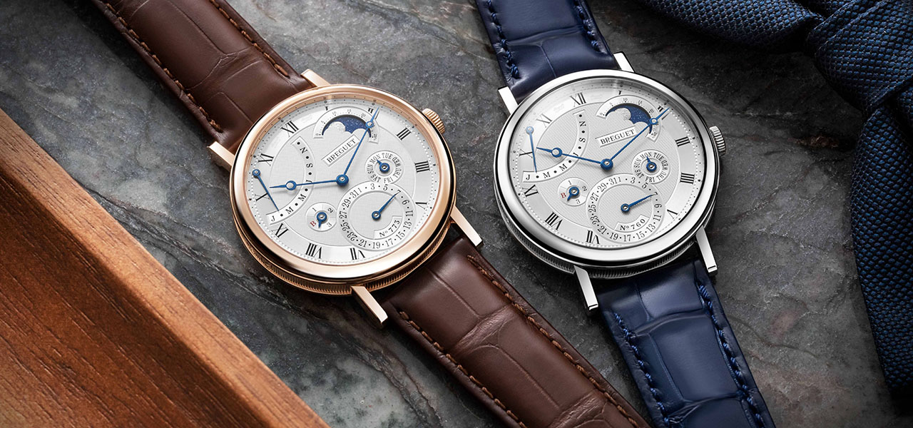 パーペチュアルカレンダーに新たなアレンジを加えた「クラシック パーペチュアルカレンダー 7327」｜BREGUET