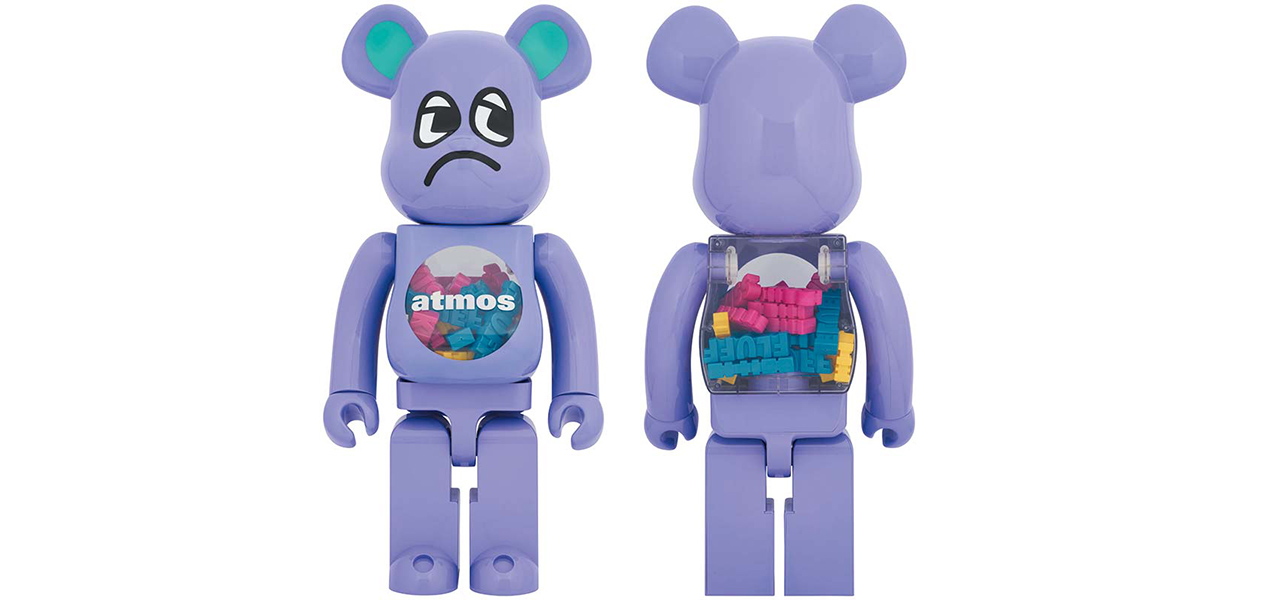 BAD MOOD × atmos BE@RBRICK 1000% by Fukase of SEKAI NO OWARI Now Available | MEDICOM TOY