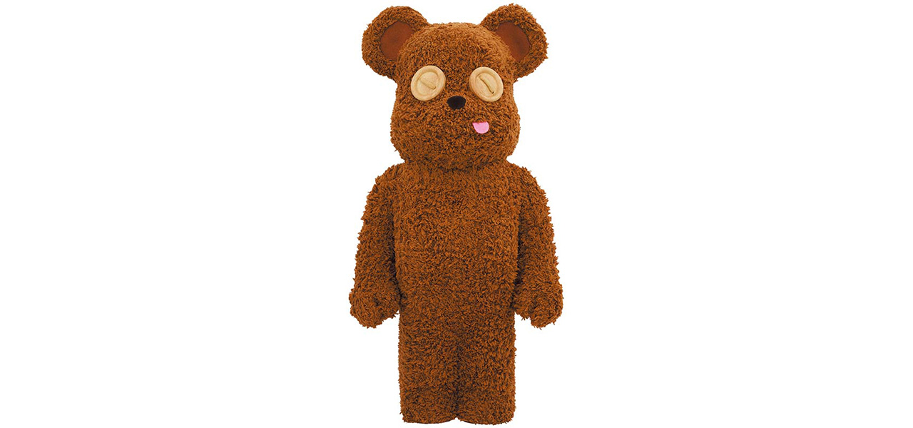 From the "Minions" series, the teddy bear Tim appears as a BE@RBRICK | MEDICOM TOY